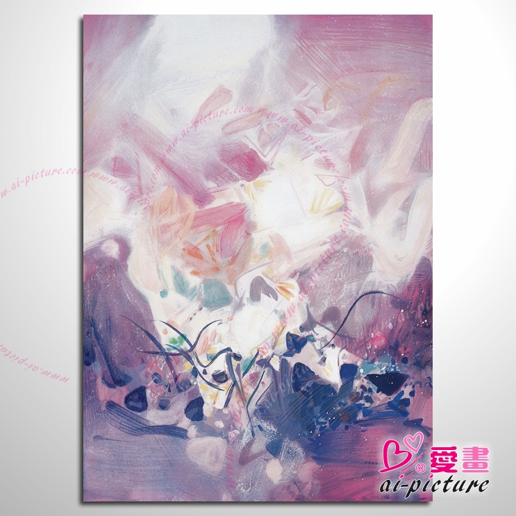 淡紫 抽象艺术大师 纯手绘抽象油画 室内设计 居家布置 艺术装饰油画